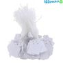 100 Blank White Price Tags with Strings Image 2