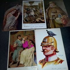 Beautiful antique postcards x5