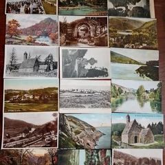15 very old postcards of co. wicklow