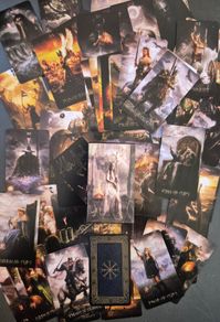 Runic tarot cards.