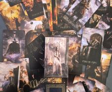 Runic tarot cards.
