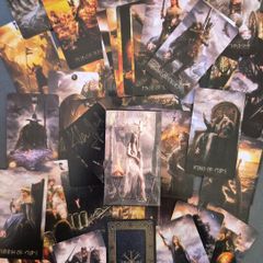 Runic tarot cards.