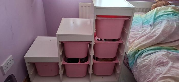Trofast Storage Combination with boxes