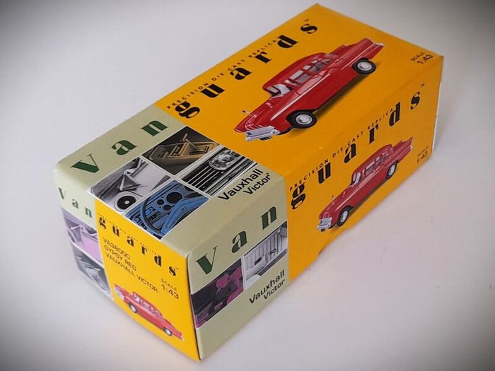 Diecast Model Vauxhall Victor F Series Red - Collectable Vanguards 1:43