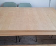 IKEA BJURSTA Extendable Dining Table - Birch Veneer (140x84cm)
