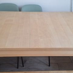 IKEA BJURSTA Extendable Dining Table - Birch Veneer (140x84cm)