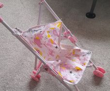 Girls pram toy needs repair