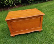 Pine Blanket Box