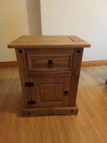 Mexican Pine Bedside Locker