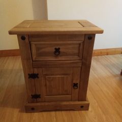 Mexican Pine Bedside Locker