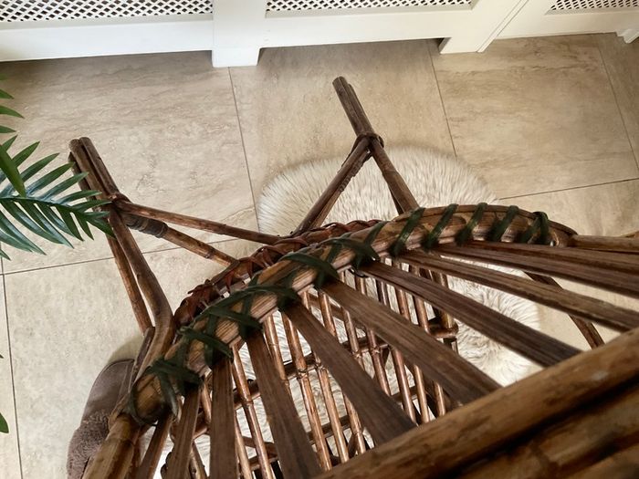 Vintage Bamboo & Rattan Chair