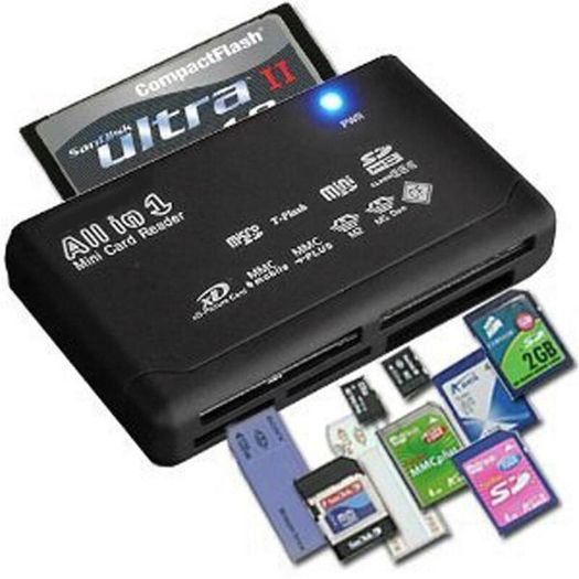 10x All in One USB 2.0 Multi Memory Card Reader SD CF MS MicroSD 4 Slot BULK / WHOLESALE reader