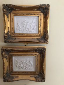 antique style artwork 2 piece