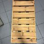 Large Wooden Ceiling-Mounted Hanging Wine Glass Rack with Chains Image 4