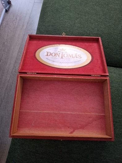 Don Tomas Wooden Red Cigar Box Special Edition Number 500