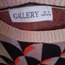 Gallery long sleeve black silver sweater size M UK12 EU40 Perfect condition Postage included Image 2