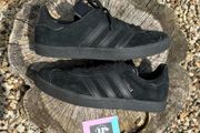 Adidas Gazelle Triple Black Suede Leather