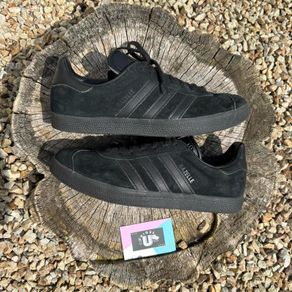 Adidas Gazelle Triple Black Suede Leather