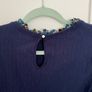 [clothes for adults] Orsay top for women, navy, size 38/medium/10 Image 3