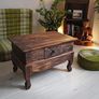Handmade oriental side table coffee table Bali Image 2