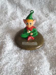 Leprechaun On A Stone Ornament