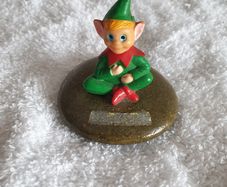 Leprechaun On A Stone Ornament