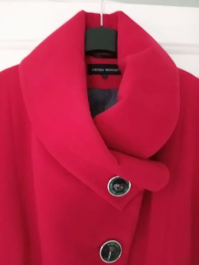 Warm Red Coat - UK 10 - Polish brand Zartex - RRP 200