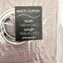 Readymade Curtains 66"x72" - two sets Image 2