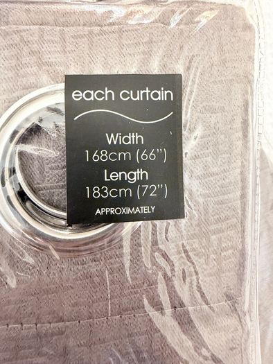 Readymade Curtains 66"x72" - two sets