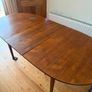 Vintage Mid Century Extendable Oval Dining Table with 4 Chairs Image 8