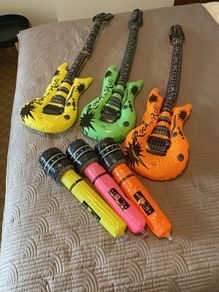 Inflatable Guitars and Microphones