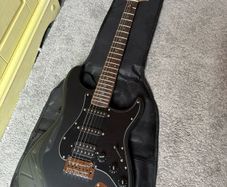 electric guitar and amp