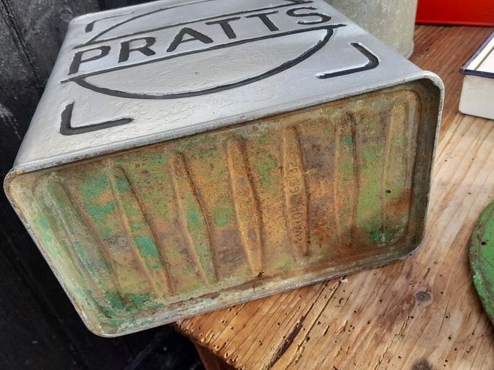 Antique Pratts Petrol Can