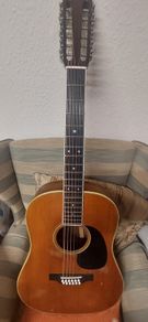 1968 Martin D12 35 Brazilian Rosewood 12 String Acoustic With Original Hard Case