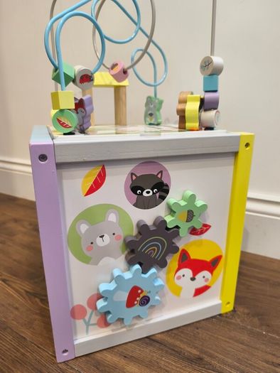 Wooden Activity Cube