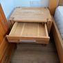 Oak bedside lockers Image 2