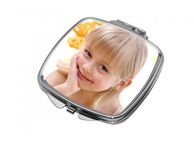 main image for ad Personalised Curved Square Compact Mirror