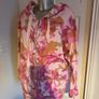 ISilk Everyday luxury cotton pink zipped hoodie jumper size M UK16 EU44 Postage included Image 2