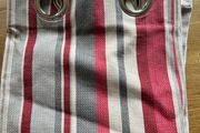 Striped curtains