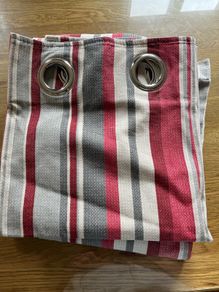 Striped curtains