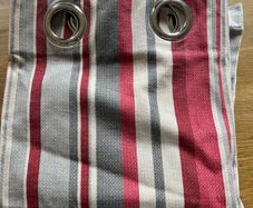 Striped curtains