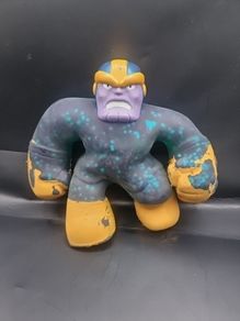 Heroes of Goo Jit Zu Marvel Hero Pack Thanos Stretchy Action Figure Toy 8" Tall