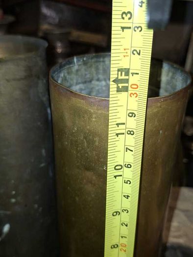 Old Brass Shells WW1 ETC. for sale Price is for the 1, Postage Available or Collection