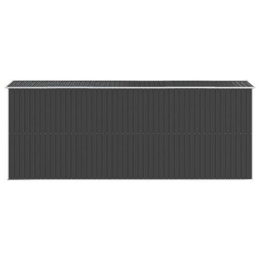 Garden Shed Anthracite 192x606x223 cm Galvanised Steel