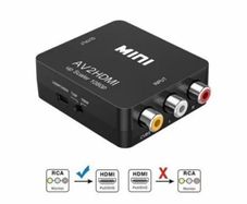 Av/rca Cvbs To Hdmi Adapter 1080p Video Converter Av2hdmi Hdtv