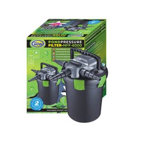 Aqua Nova NFF-6000 Pond Pressure Filter with UV-C Lamp 11W Self-Cleaning up to 6000L
