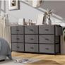 Fabric Chest of Drawers - 9 Drawers Large TV Stand for 43-65 Image 7