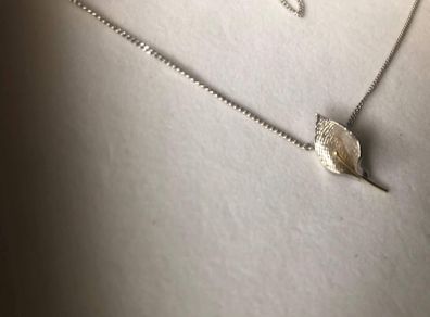 Sterling silver necklace and pendant