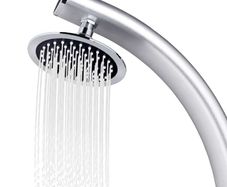 Garden Shower 215 cm Aluminium