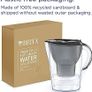 BRITA Marella Water Filter Jug Graphite (2.4L) Starter Pack incl. 3x MAXTRA PRO All-in-1 cartridge  fridge-fitting jug with digital LTI and Flip-Lid Image 3